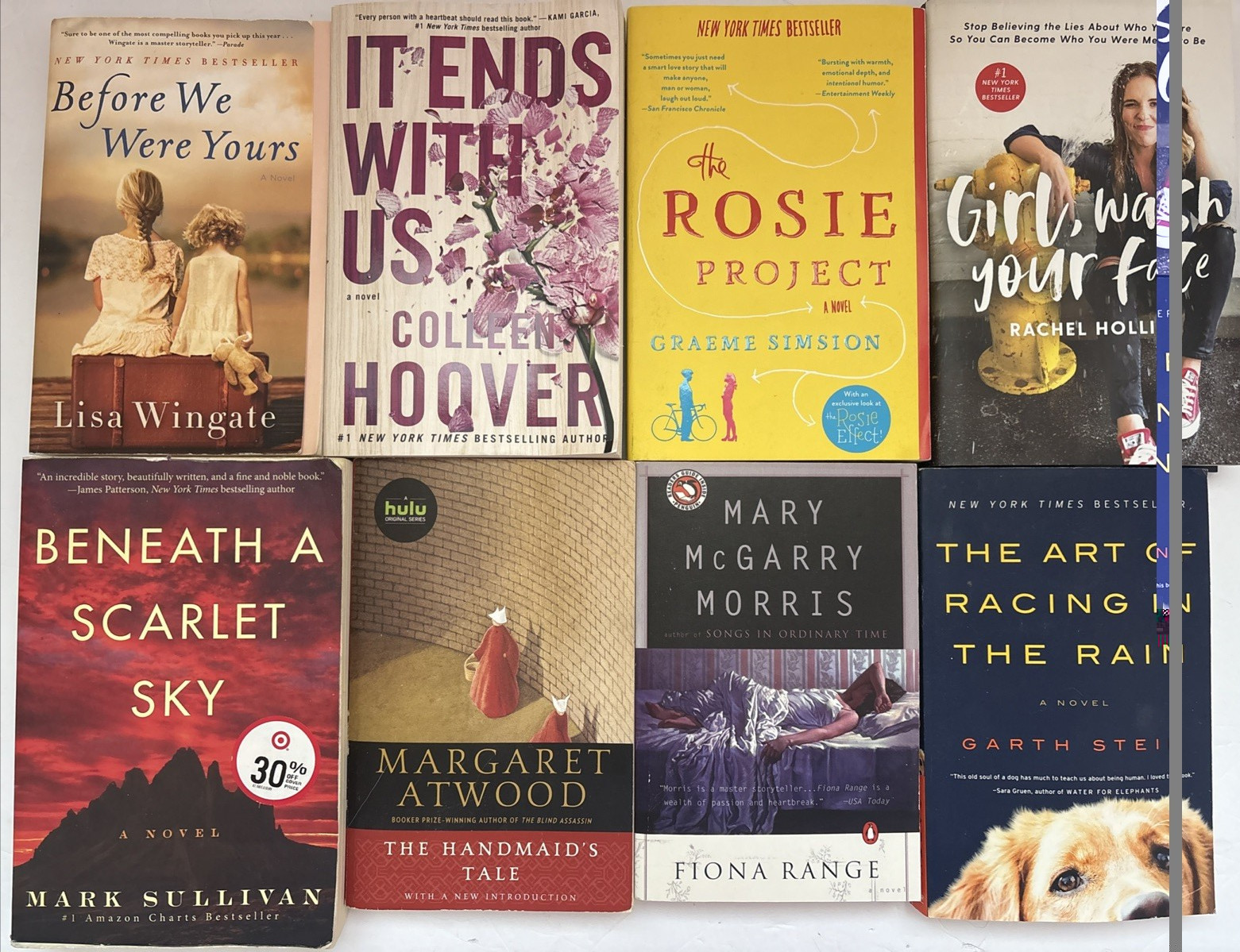 Lot of 8 Women&rsquo;s Fiction Thriller Mystery BOTM PB Books Set Summer Reading