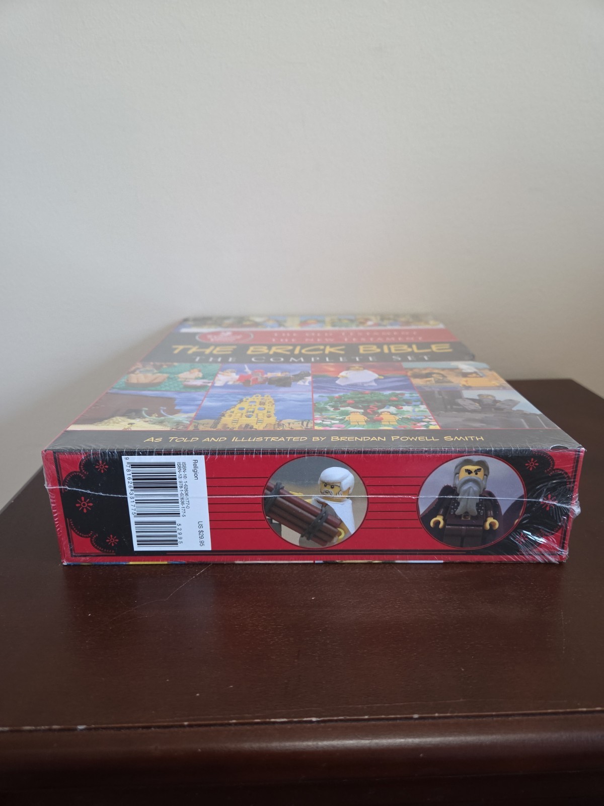 NEW Sealed The Brick Bible Complete Set Old & New Testament LEGO Book Set Poster