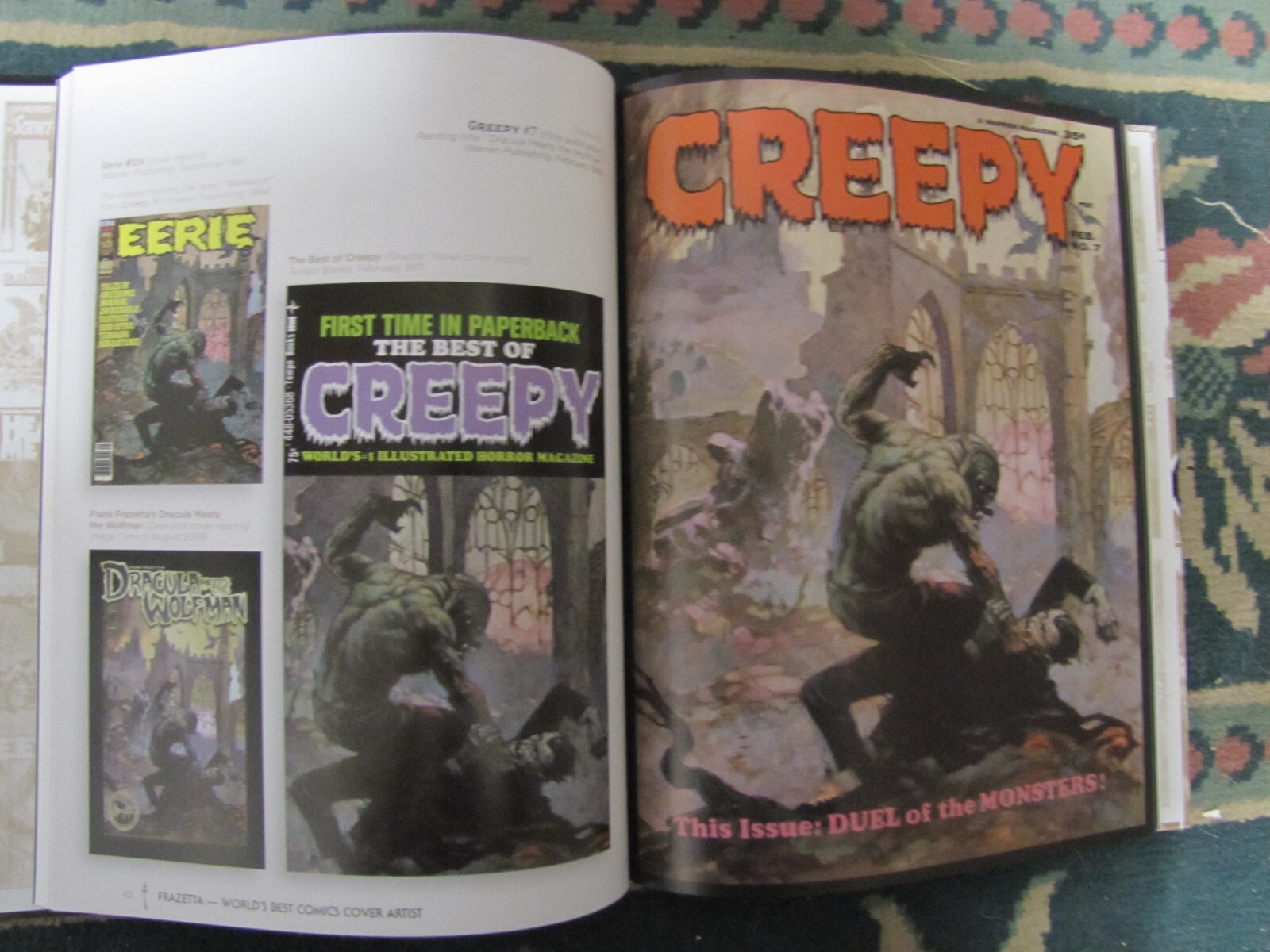 Frazetta-World&rsquo;s Best Comic Cover Artist Slipcased LTD edition w/ bonus 16 pages