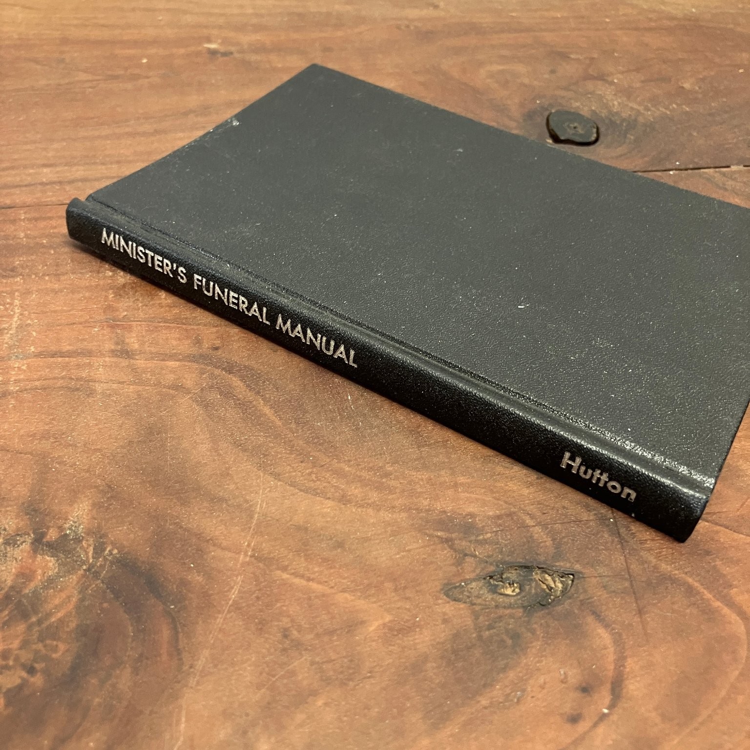 Minister&rsquo;s Funeral Manual Samuel Ward Hutton 1971 2nd Printing Baker Book