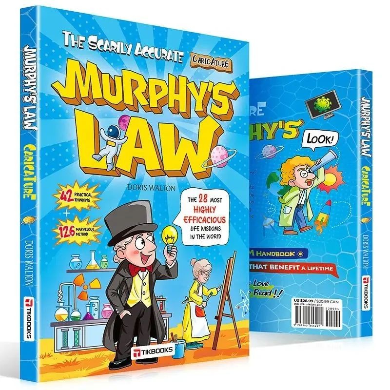 Murphy&rsquo;s Law Learning Book for Kids 8-12 with 128 Pages Paperback Illustrated