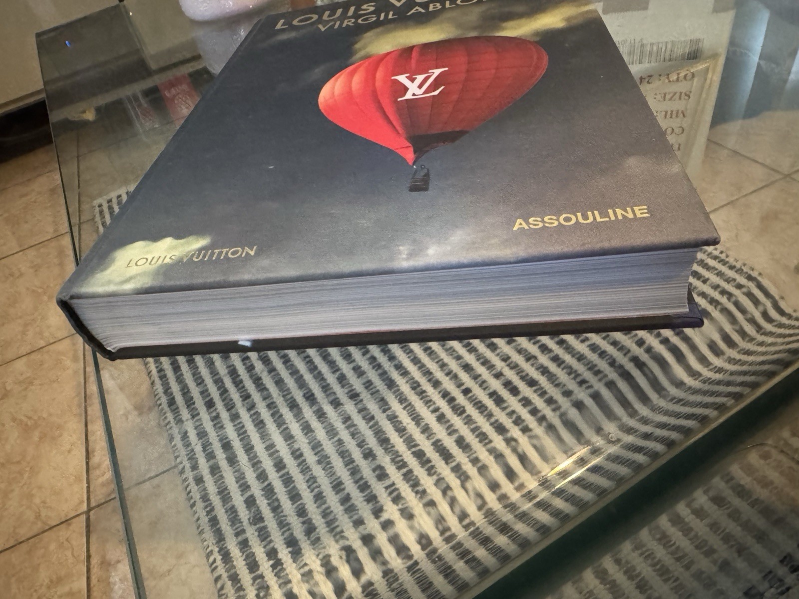 Louis Vuitton Virgil Abloh Assouline Book Classic Balloon Cover 2022 Hardcover
