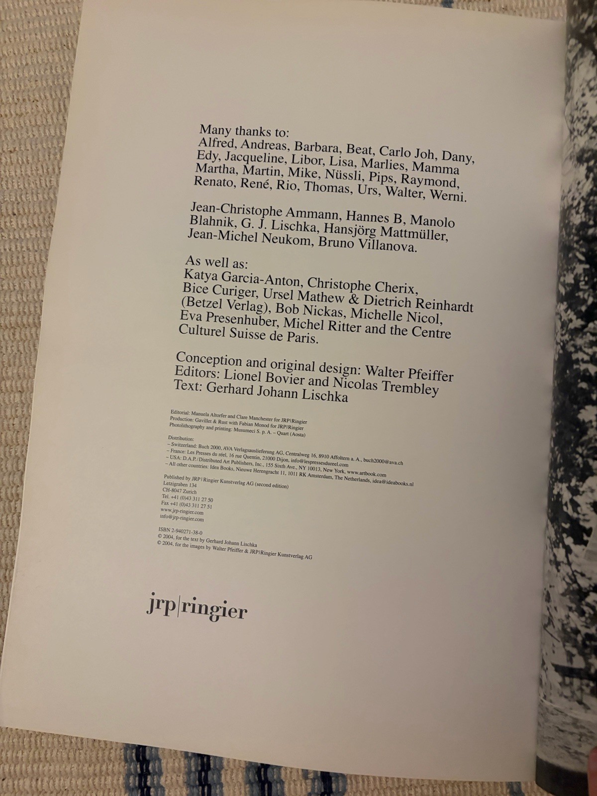 Walter Pfeiffer 1970-1980 Photobook JRP Ringier 2004 Reissue Out of Print Mint