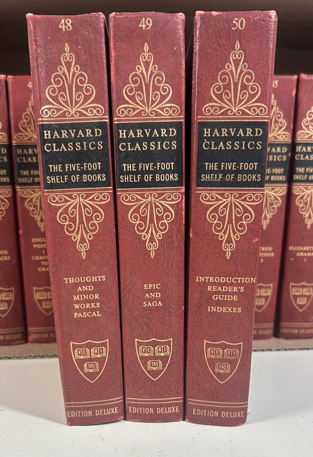 Harvard Classics The Five-Foot Shelf of Books 1963 Choose Your Titles