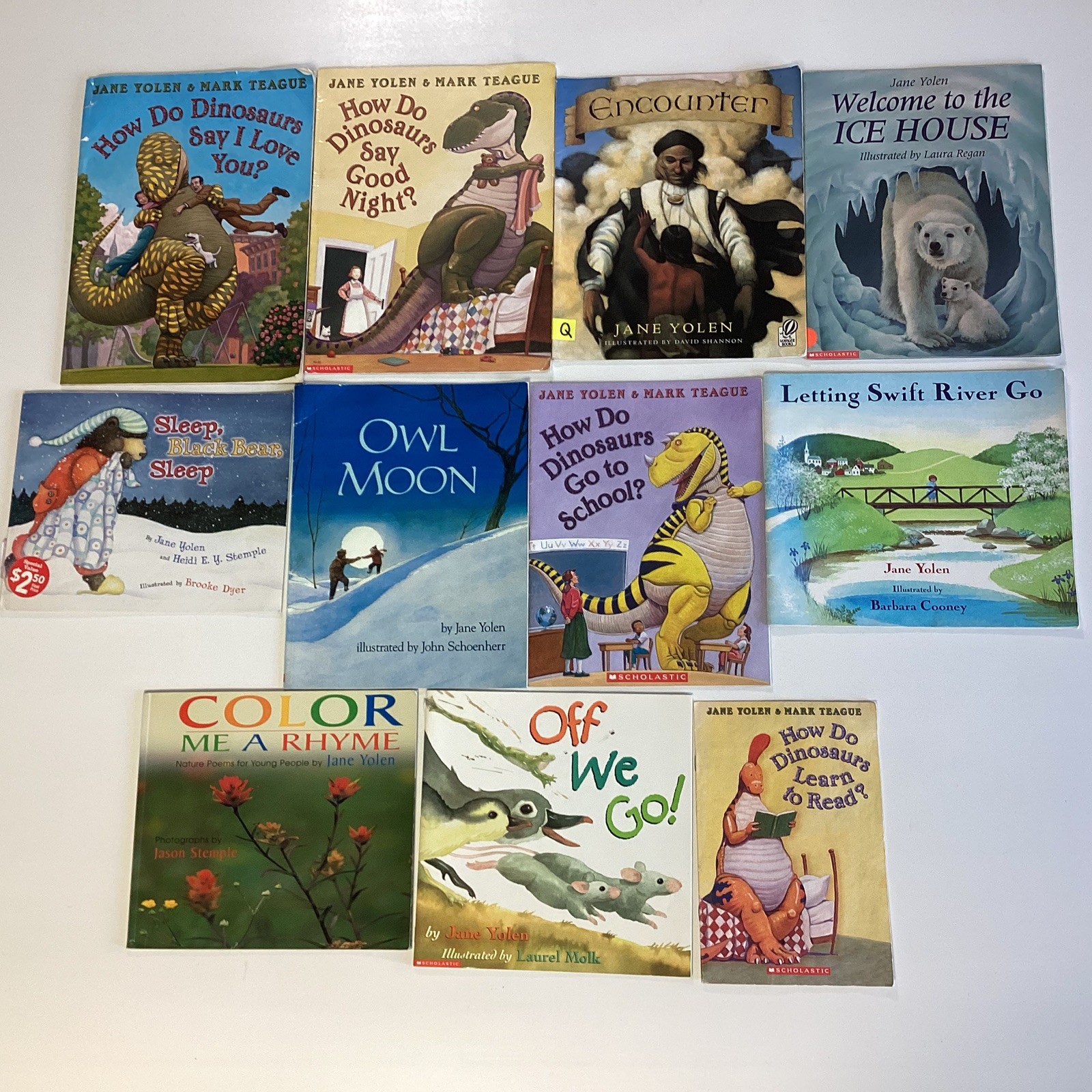 Jane Yolen Preschool Kindergarten 1st Grade Picture Children&rsquo;s Story 11 Book Lot