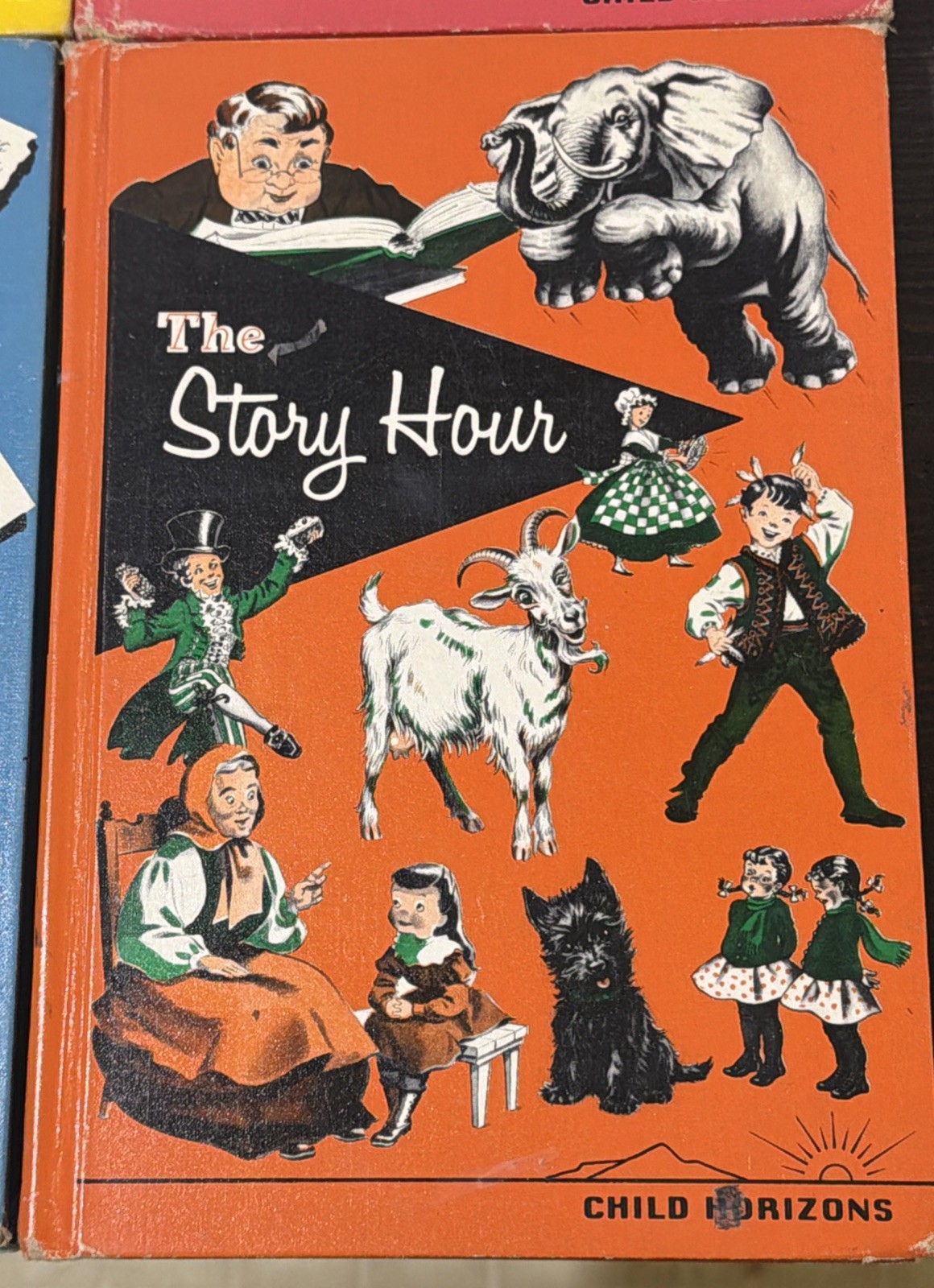 Vintage 1950s Child Horizons Books Lot Set 4 Illustrated Children’s Series