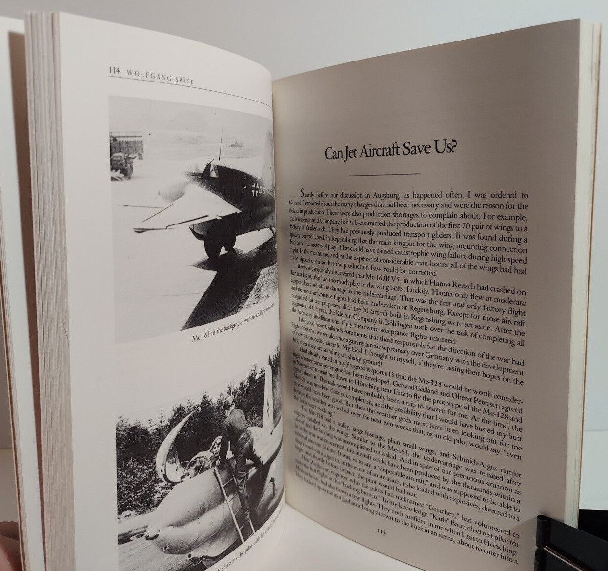 Top Secret Bird: The Luftwaffe&rsquo;s Me-163 Comet by Wolfgang Spate, 1989 1st Print