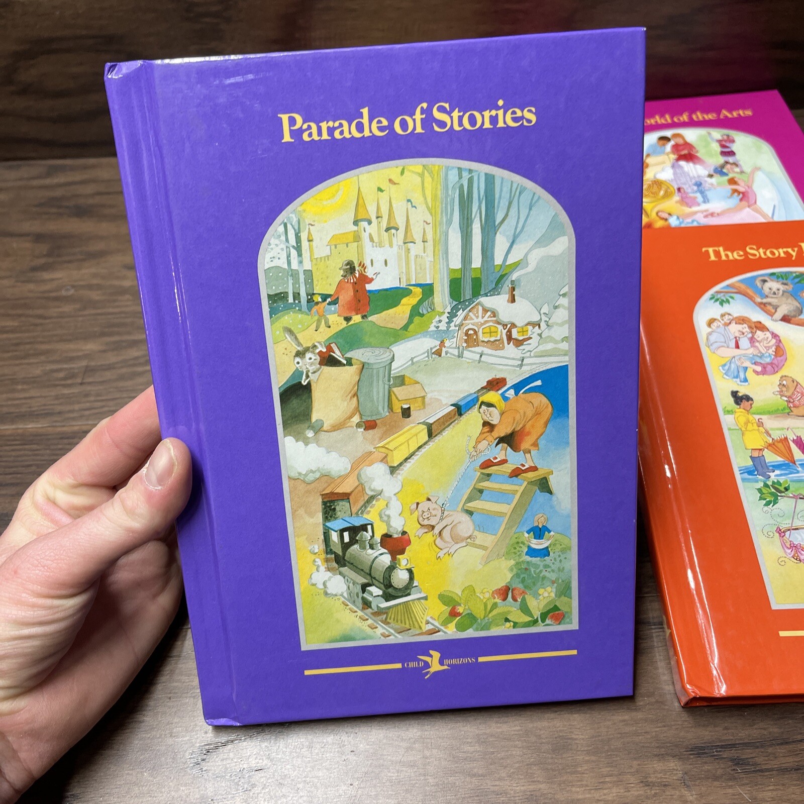 Child Horizons 4 Book Lot Vintage Hardcover Books Condition Home Schooling