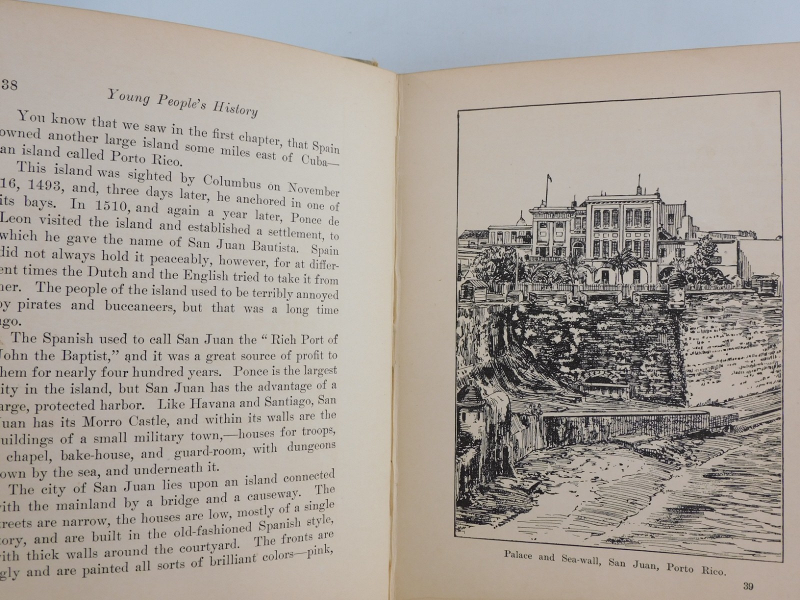 Antique Young People&rsquo;s History Of The Spanish War 1900 Prescott Holmes Illus HC