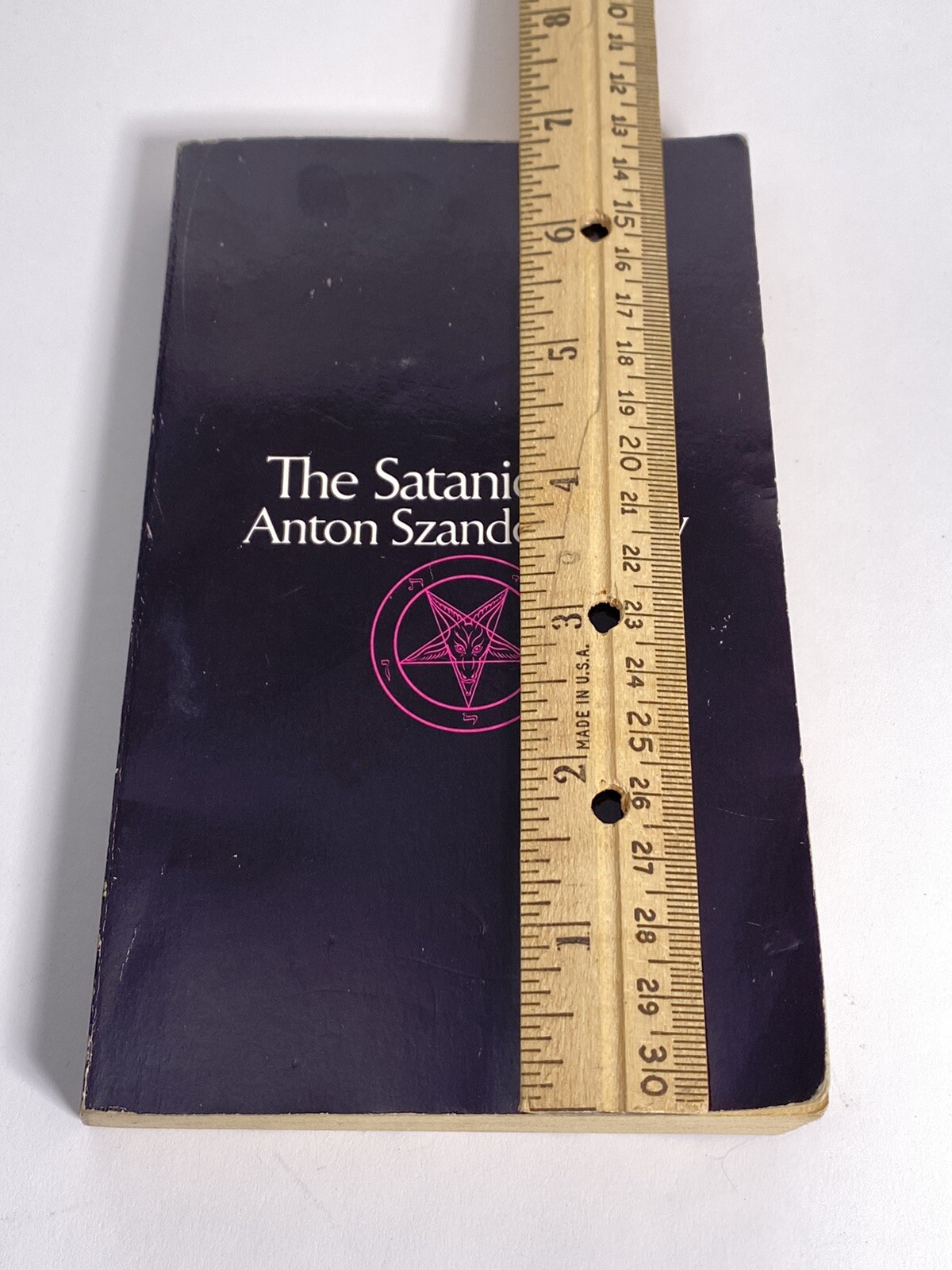 THE SATANIC BIBLE by Anton LaVey Paperback Avon 666 Beelzebub Vintage