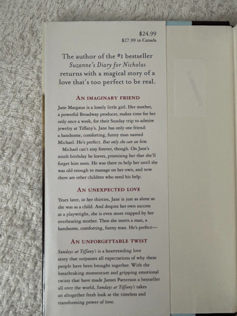 James Patterson, 2nd Chance; 5th Horseman; Alert; Sunday&rsquo;s at Tiffany&rsquo;s