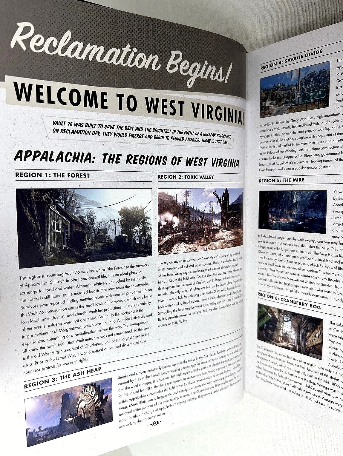 Fallout 76: Official Collector&rsquo;s Edition Guide by Garitt Rocha &… WV Poster Map