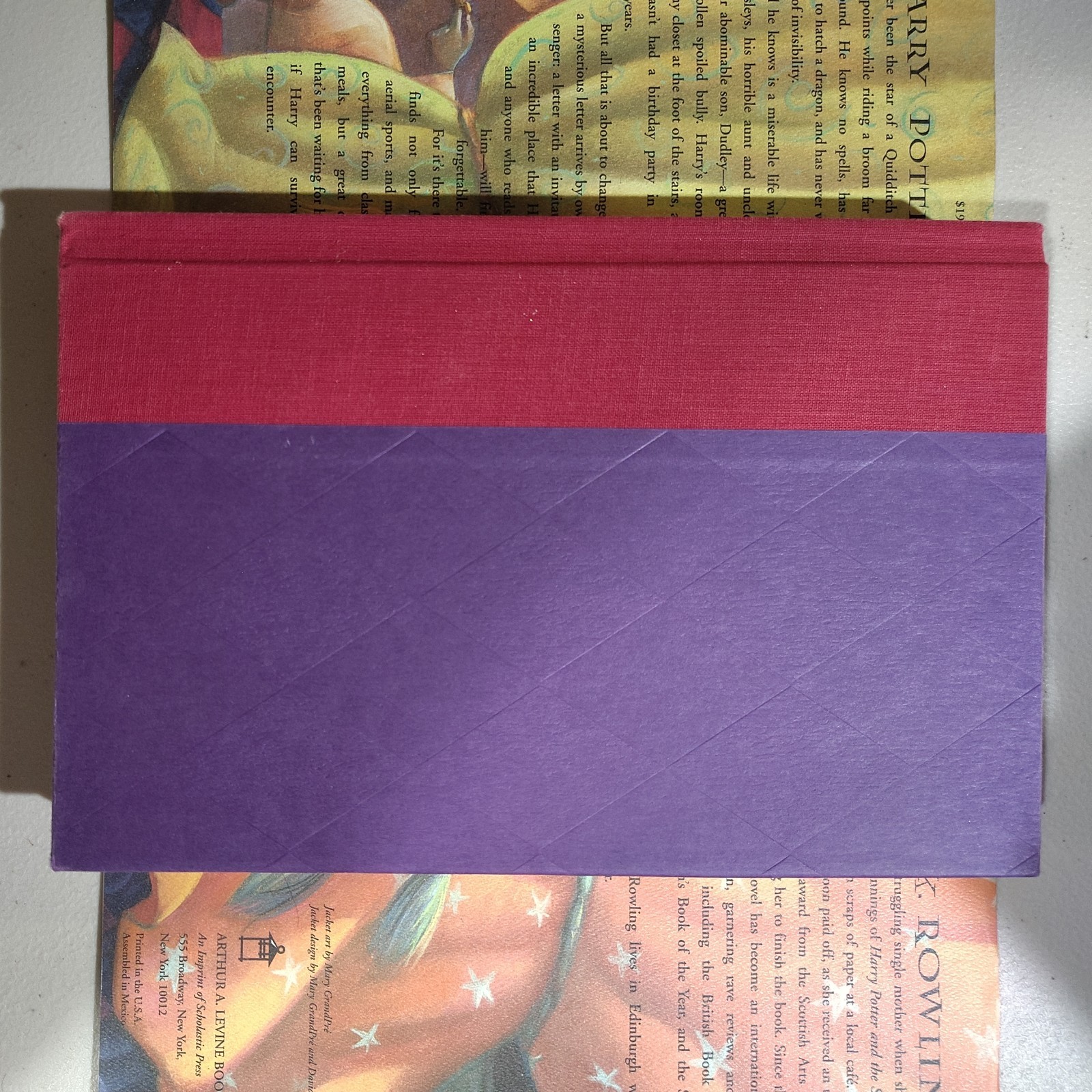 Harry Potter and The Sorcerer&rsquo;s Stone First Edition 1998 HardCover 309 page Var.