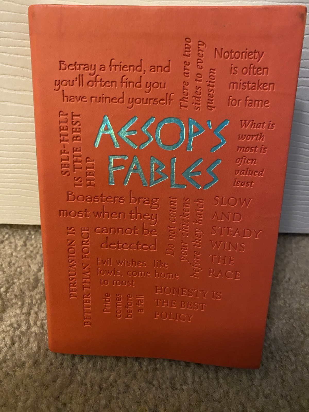 Aesop’s Fables Book World Cloud Classics Publishing Hardcover Fable Tale Book