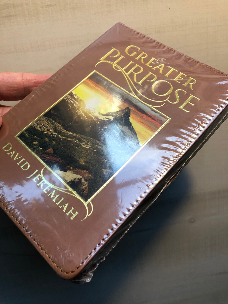New in Shrinkwrap; « Greater Purpose » Daily Devotional by David Jeremiah