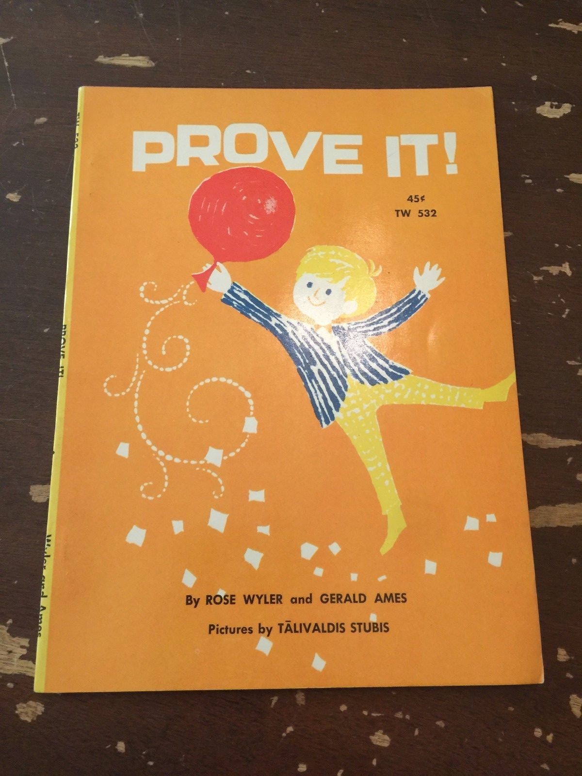 1964 Prove It by Rose Wyler and Gerald Ames Scholastic 1st Printing