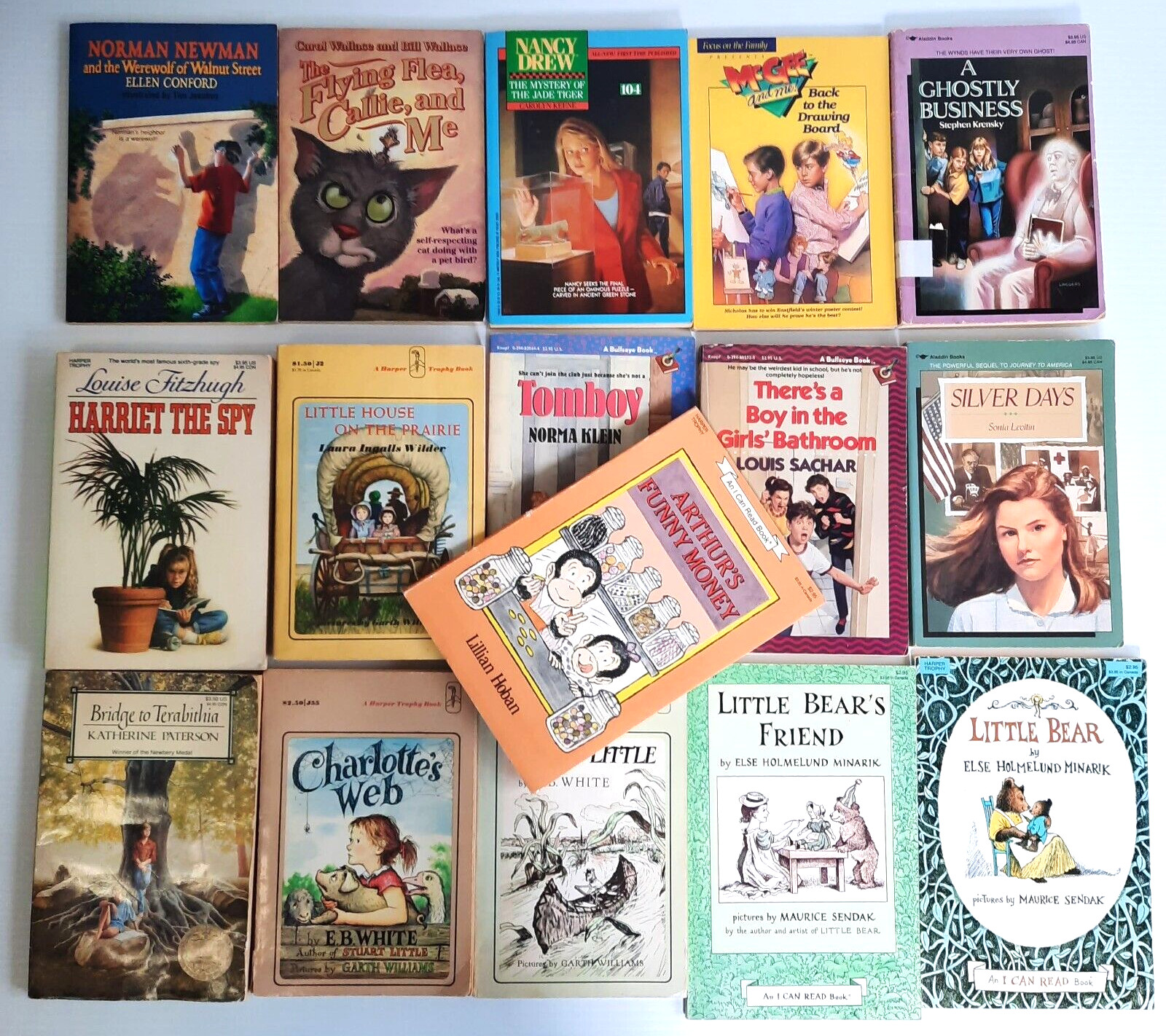 Children&rsquo;s Paperbacks Huge Lot of 46 Mostly 1980s Sweet Valley Little Bear