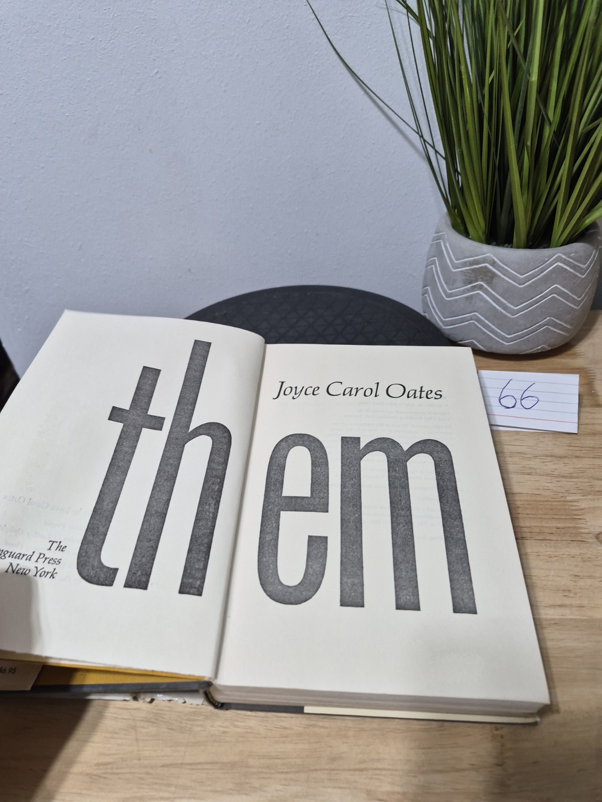 Them by Joyce Carol Oates 1969 Hardcover Dust Jacket