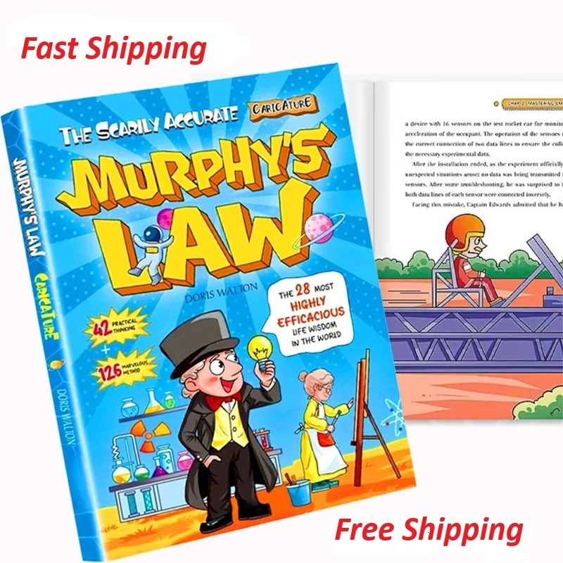 Murphy&rsquo;s Law Learning Book for Kids 8-12 with 128 Pages Paperback Illustrated