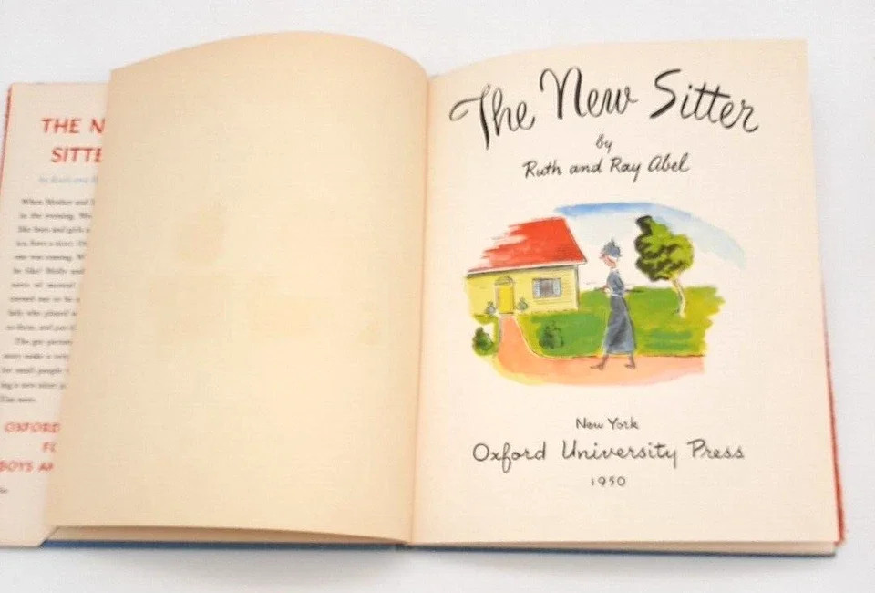The New Sitter Ruth and Ray Abel 1940 Illustrated Children&rsquo;s Oxford