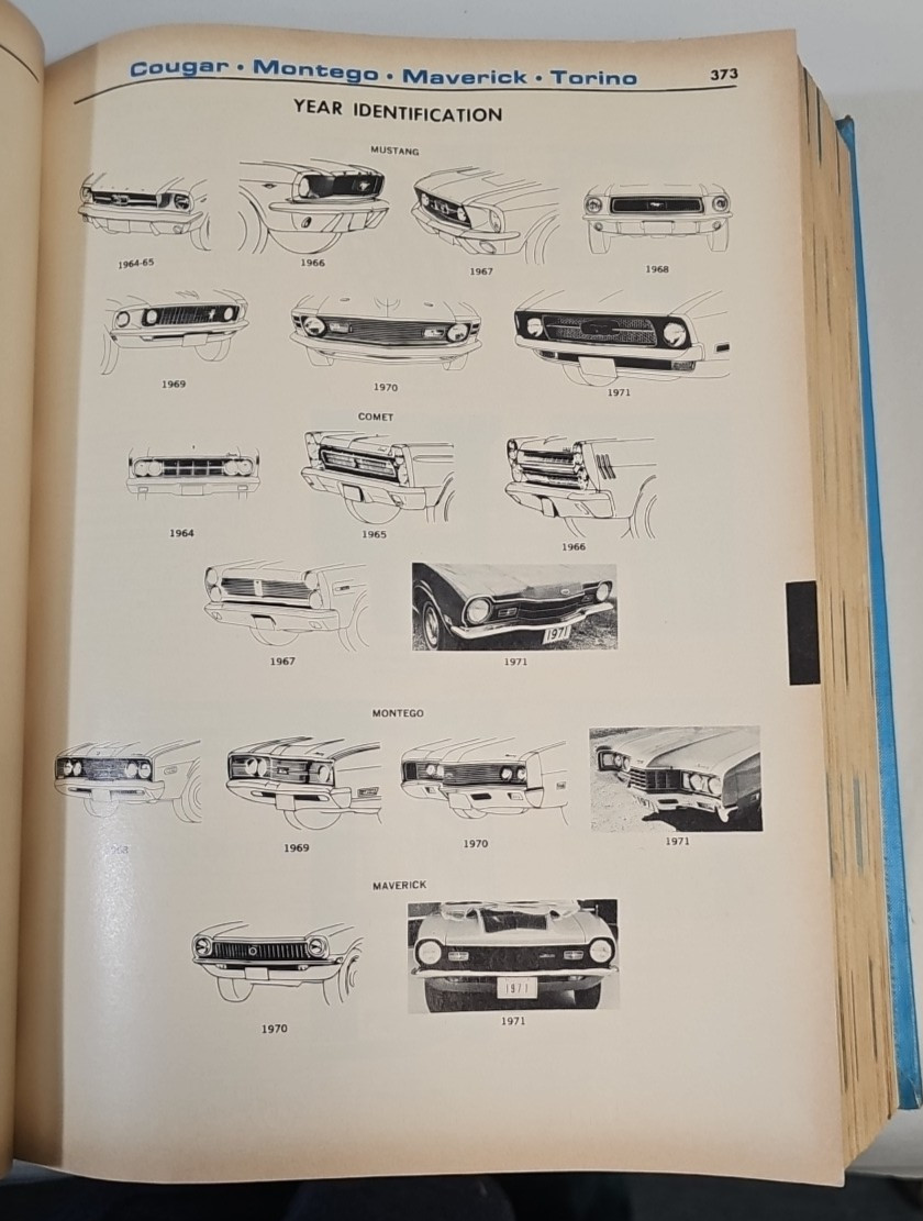 Chilton&rsquo;s Auto Repair Manual 1971 American Cars 1964 to 1971 Hardcover Edition