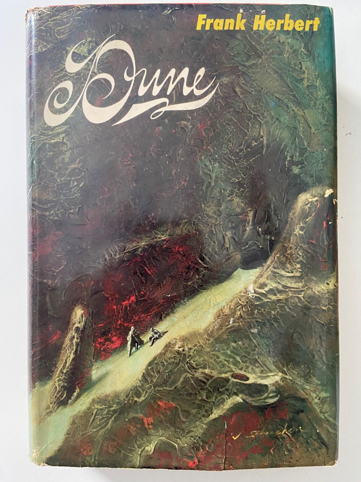 Dune Frank Herbert 1965 BCE Book Club Edition HCDC Gutter Code 43Q