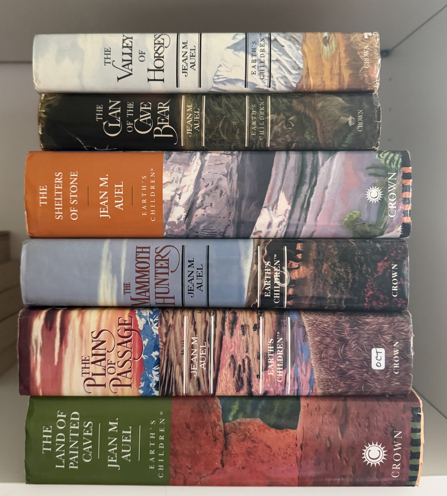 Complete Series Set EARTH&rsquo;S CHILDREN 1-6 Jean M. Auel Lot 6