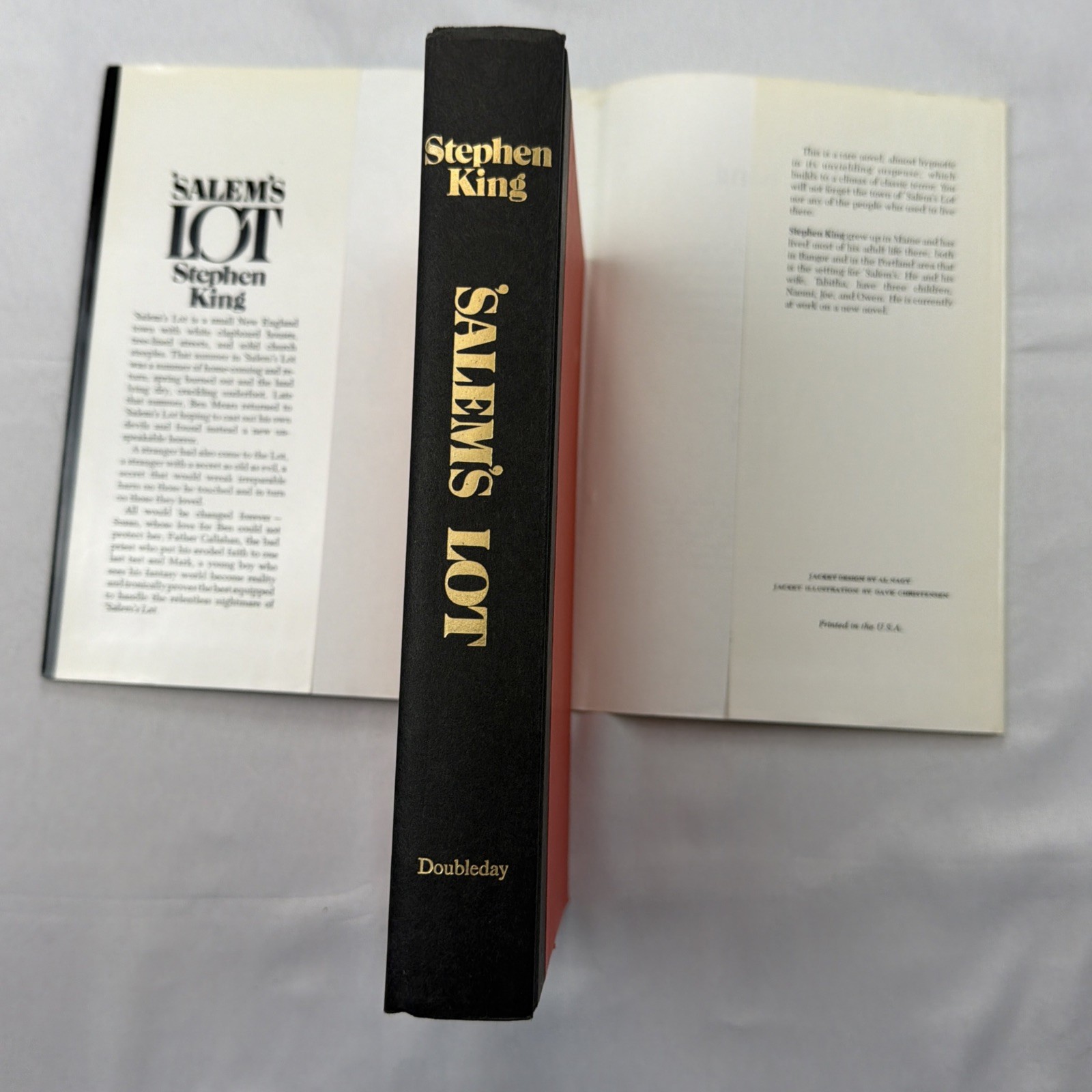 Salem&rsquo;s Lot Stephen King 1975 Doubleday Hardcover Horror Classic