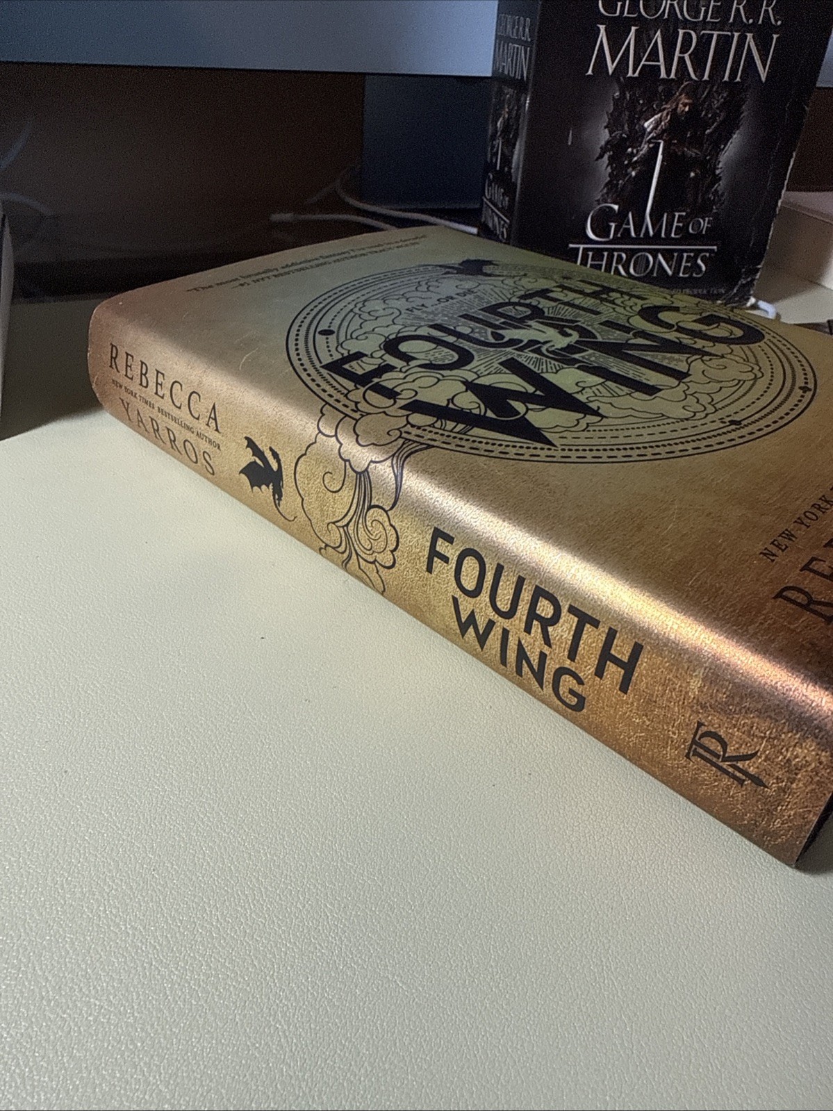 Fourth Wing by Rebecca Yarros, First Edition Good