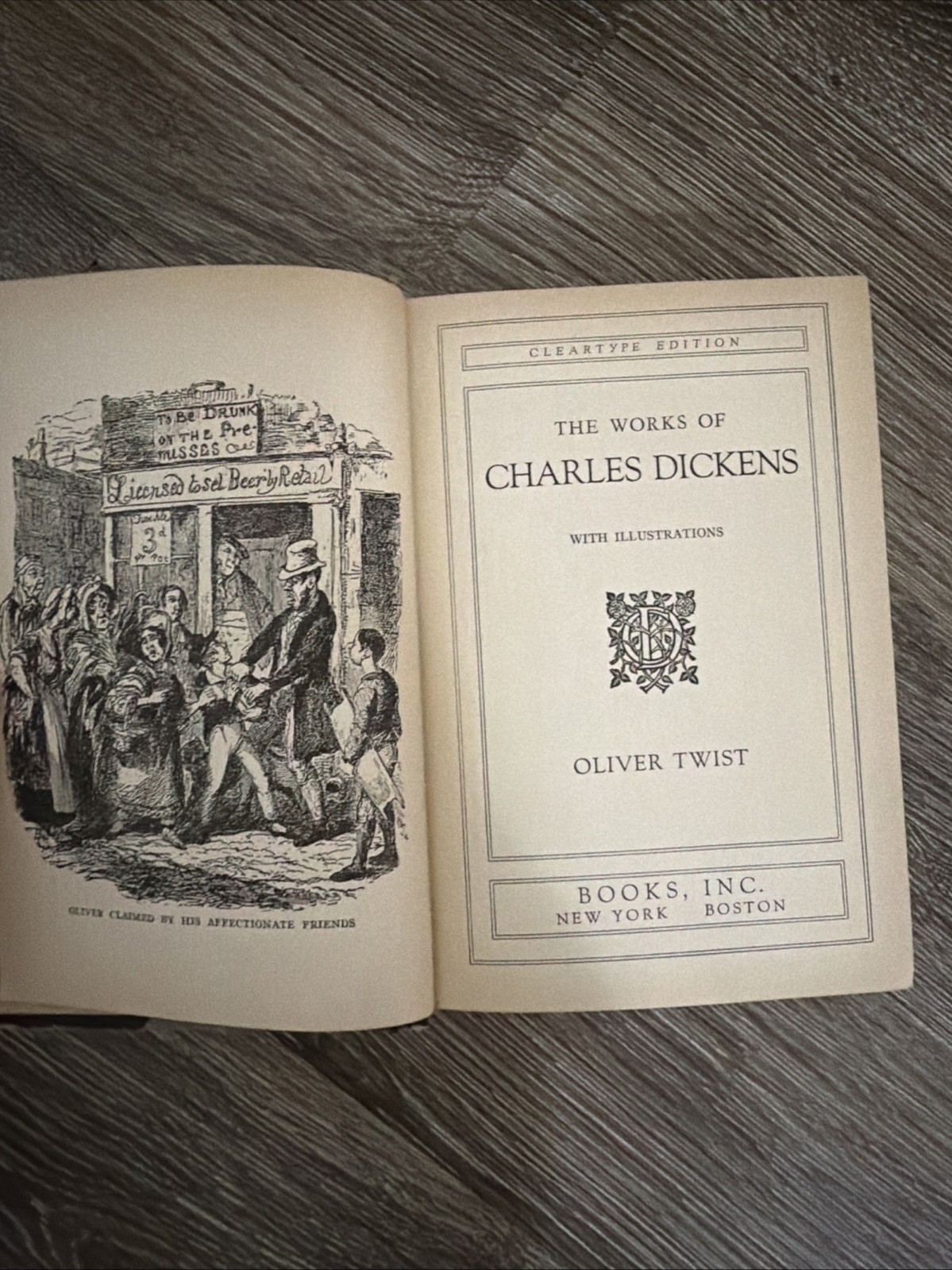 The Works of Charles Dickens Cleartype Edition Books, Inc. 13 Volume Set