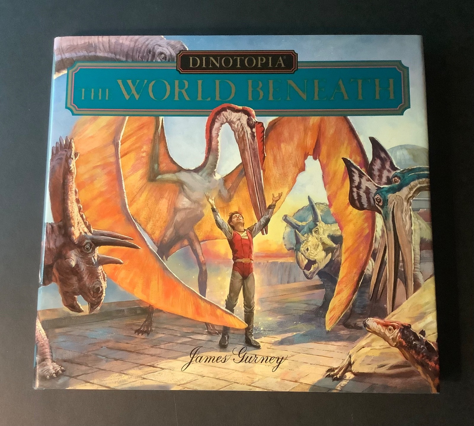 DINOTOPIA: THE WORLD BENEATH Written & Illus. by James Gurney 1st Ed. 1995 HC/DJ