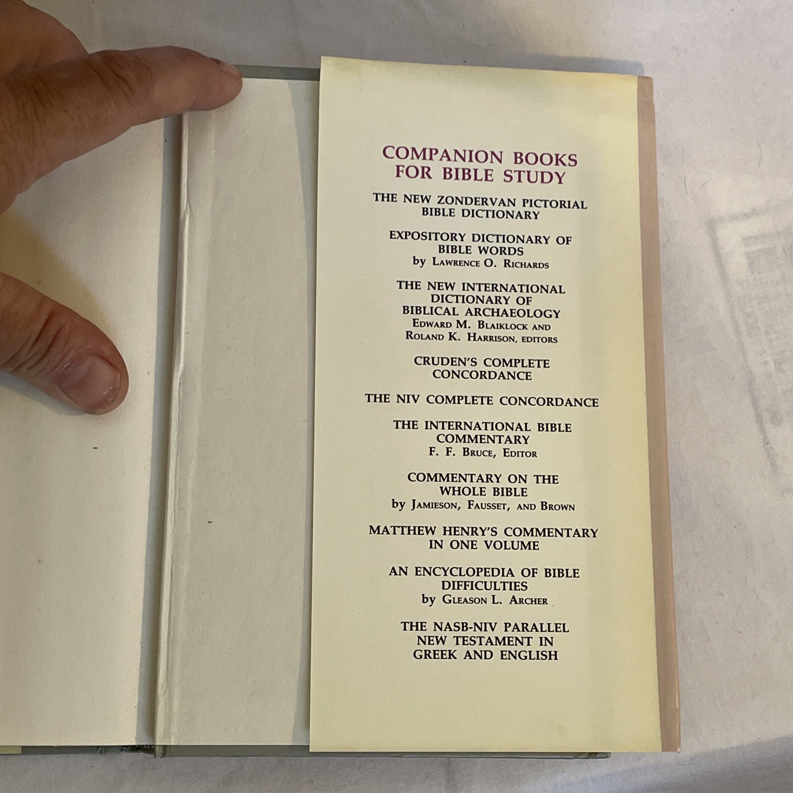 Nave&rsquo;s Compact Topical Bible 1972 Regency Reference Library Zondervan HB Dust Ja