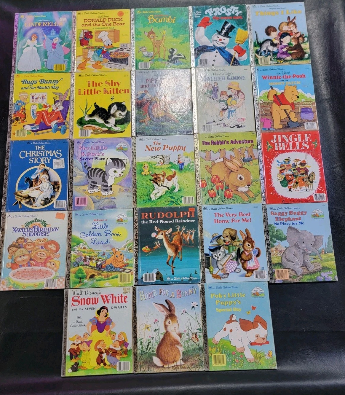 Little Golden Book Mixed Hardcover Book Lot Of 23 – 1980&rsquo;s Good Condition