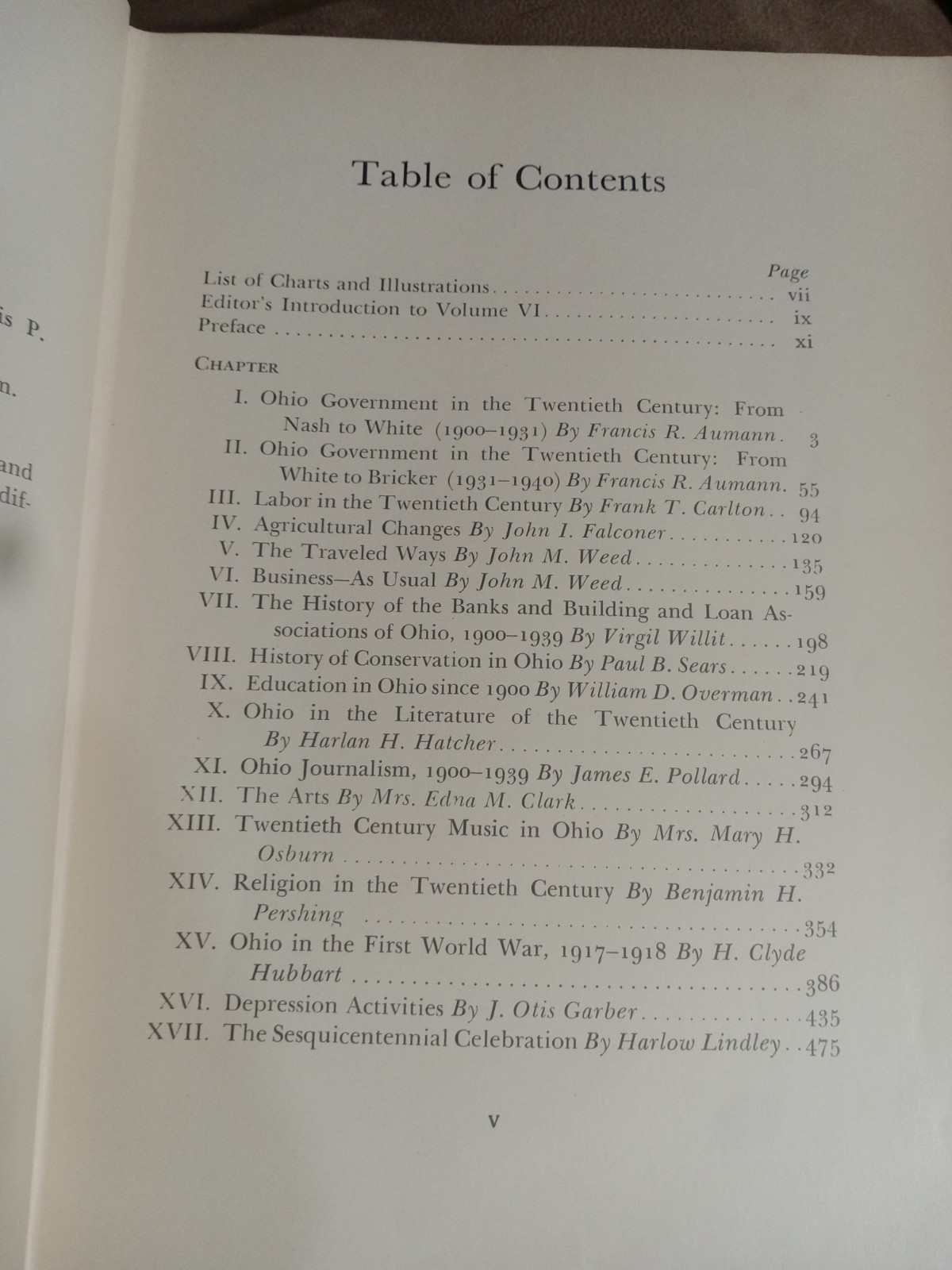CIVIL WAR History of the State of Ohio 6 Volume IV Harlow Lindley HRDV