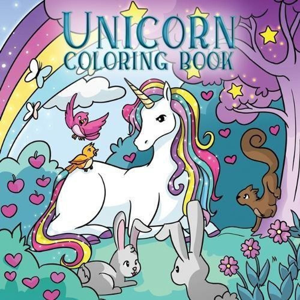 Unicorn Coloring Book: For Kids Ages 4-8 by Young Dreamers Press (English) Paper