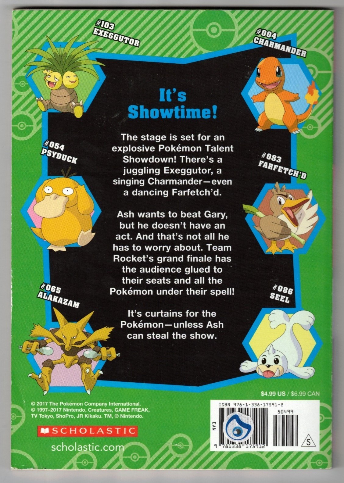 13 used Pokemon books (Scholastic, Vizkids) Psyduck, Scyther, Charizard, Fearow