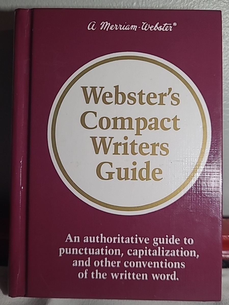 Webster&rsquo;s Compact Writers Guide – Hardcover 1987 Merriam-Webster