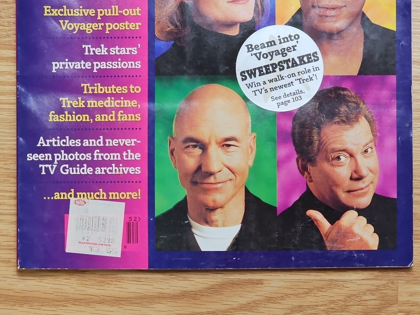 Star Trek Collector&rsquo;s Edition TV Guide Magazine – Spring 1995 with attc Poster