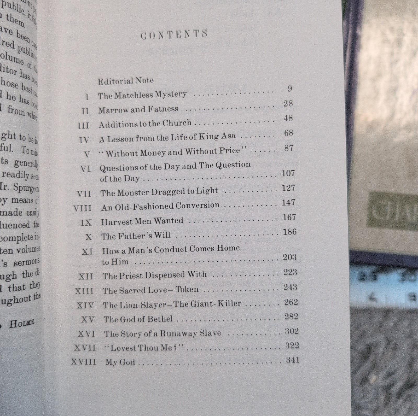 Lot of 5 Books Spurgeon&rsquo;s Sermons Charles Spurgeon Christian Vol. 3, 6, 10, 15