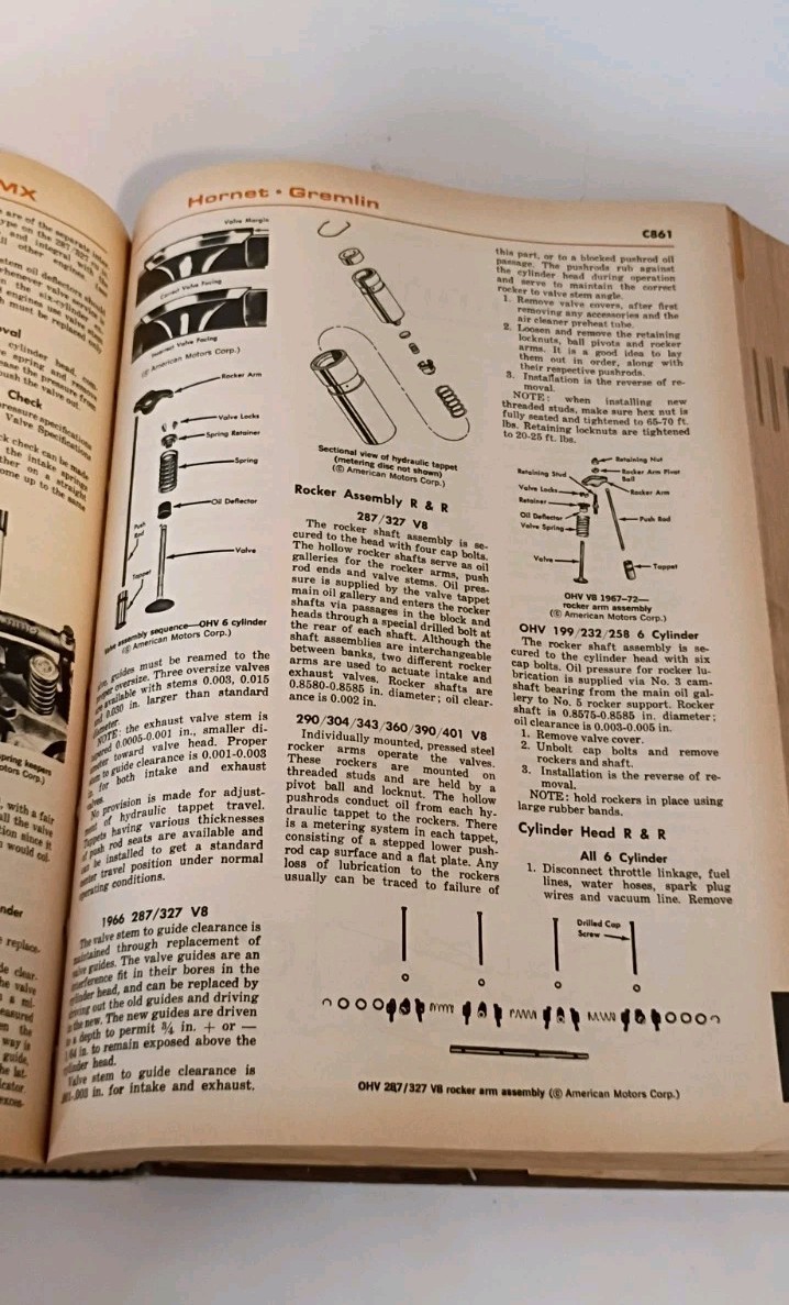 Chilton&rsquo;s Auto Repair Manual Book; American Cars from 1966 to 1973