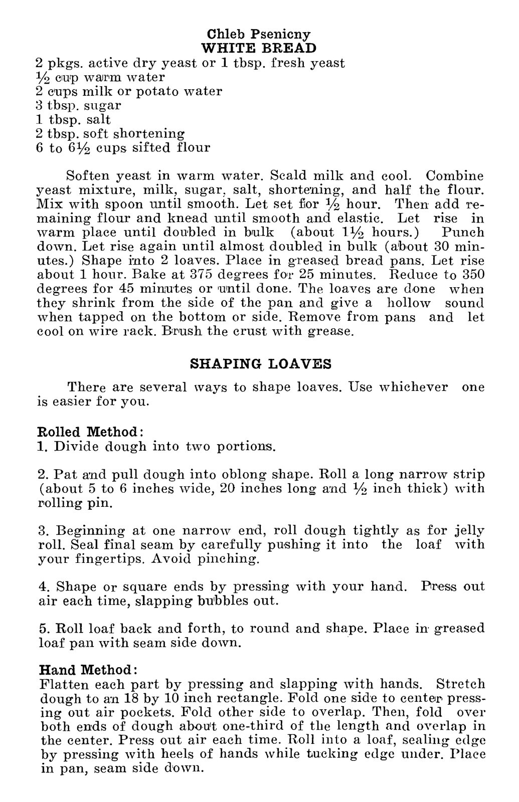 1920 Old Czech Recipes For Today&rsquo;s Kitchens Vintage Cook Book 24 Pages