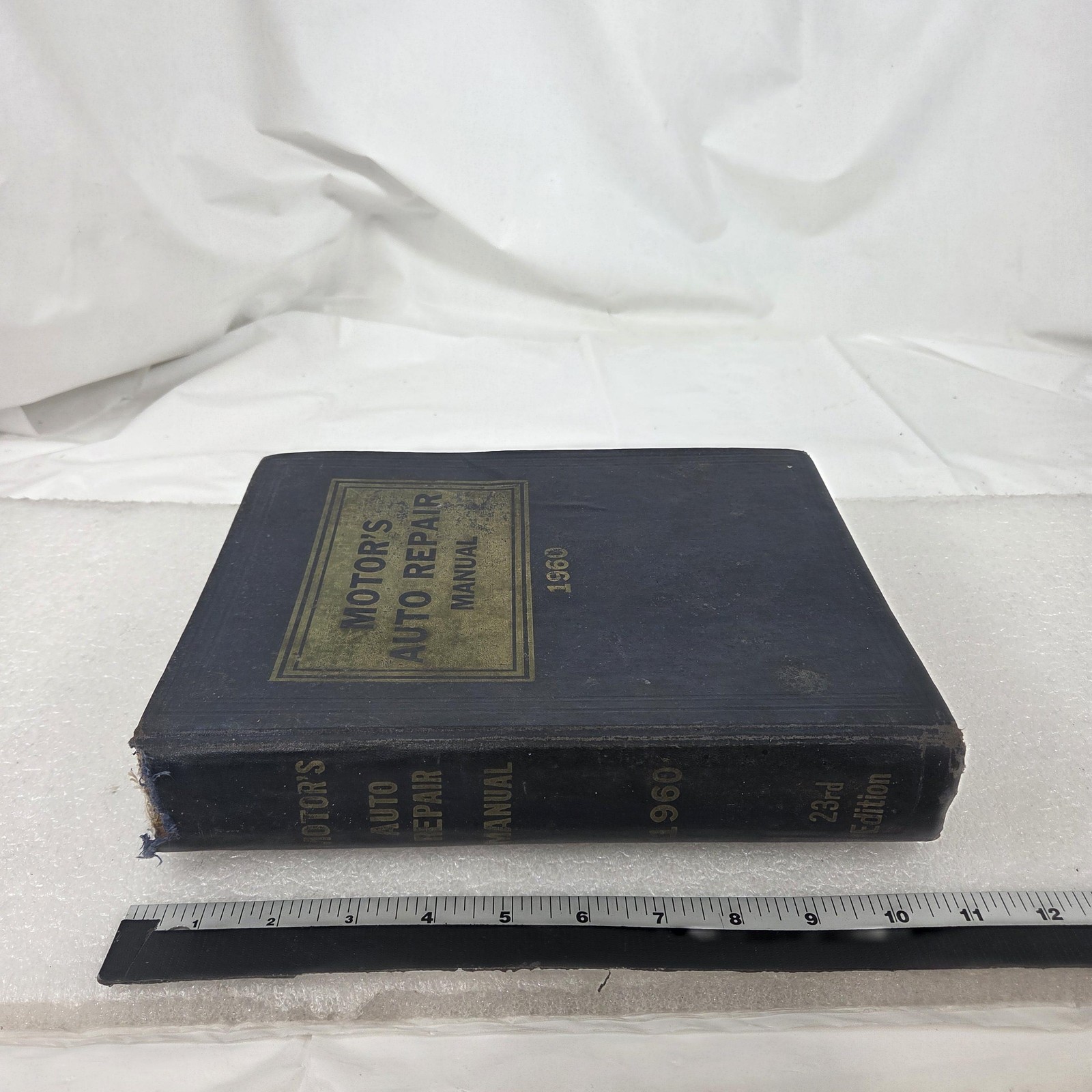 Vintage 1960 Motor&rsquo;s Auto Repair Manual 23rd Edition Hardcover Car Repair Guide