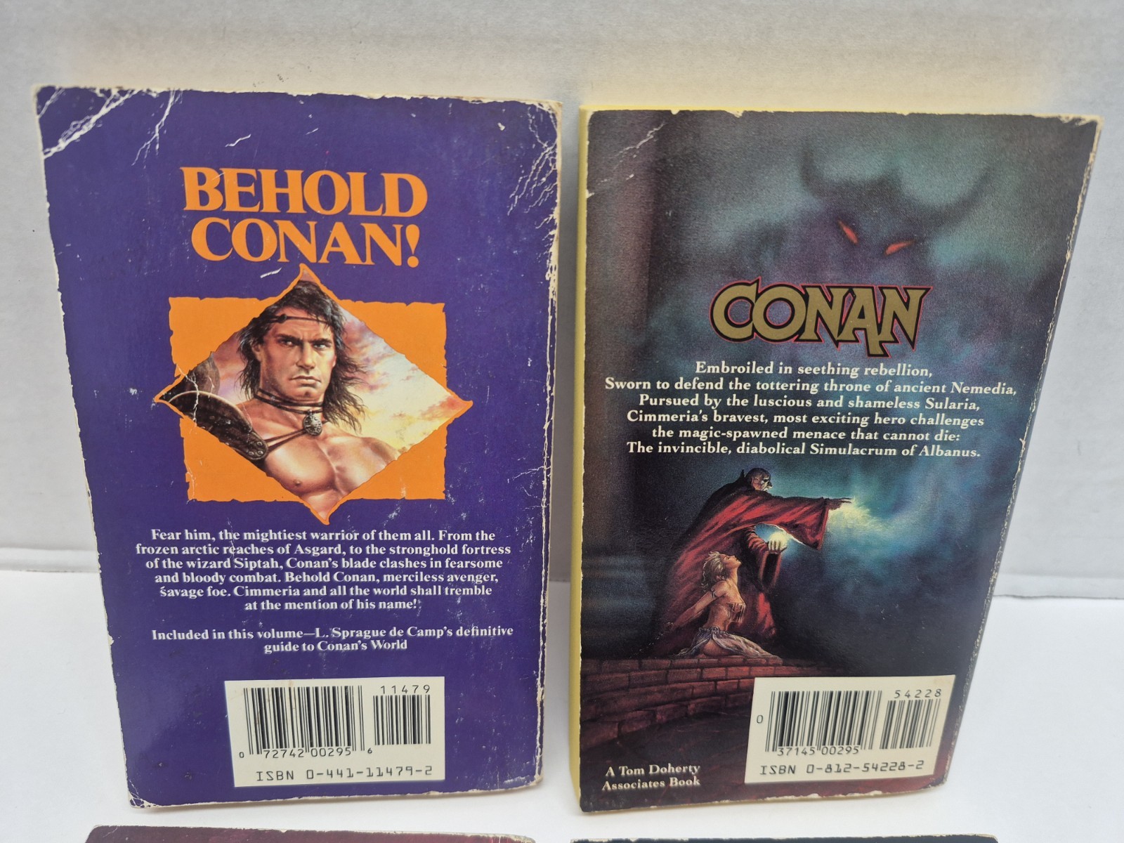 Vintage Conan the Barbarian Paperback Book Lot 4 Novels Swordsman Usurper READ