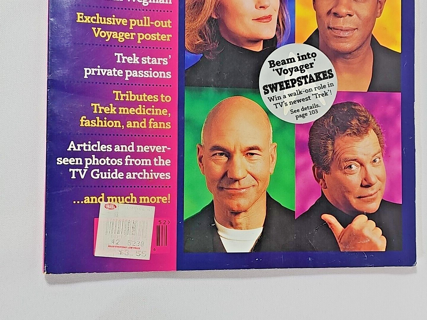Star Trek Collector&rsquo;s Edition TV Guide Magazine – Spring 1995 with attc Poster