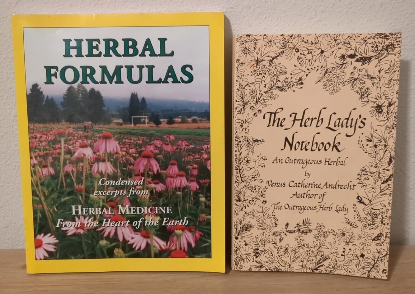 Herbal Formulas Sharol Tilgner + The Herb Lady&rsquo;s Notebook Andrecht Venus Lot