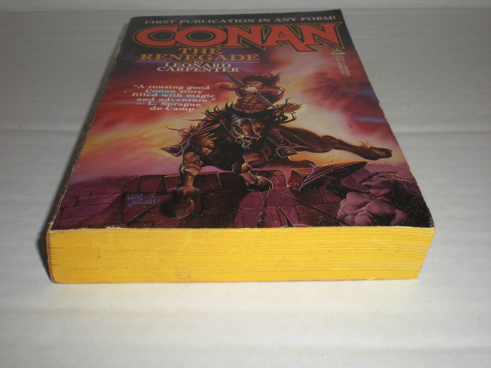 Conan The Renegade by Leonard Carpenter Barbarian Fantasy Paperback 1986 vtg