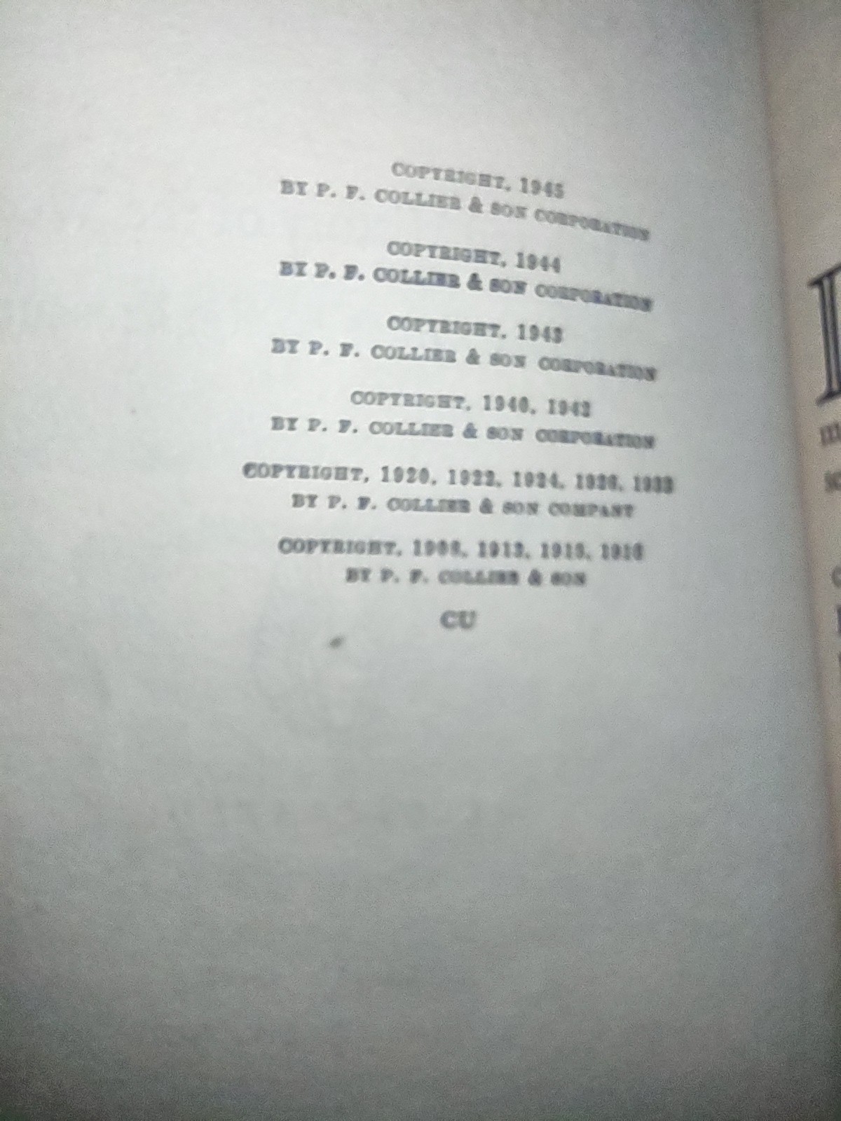 Complete Set Collier, The World&rsquo;s Great Events, 10 Volumes HC VGC, 1945