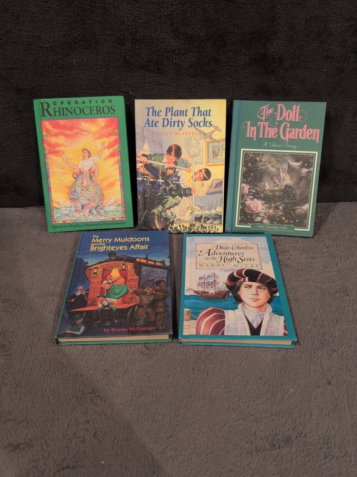 Vintage Lot Of 5 Weekly Reader Children&rsquo;s Books 1980&rsquo;s 1990&rsquo;s Hardcover