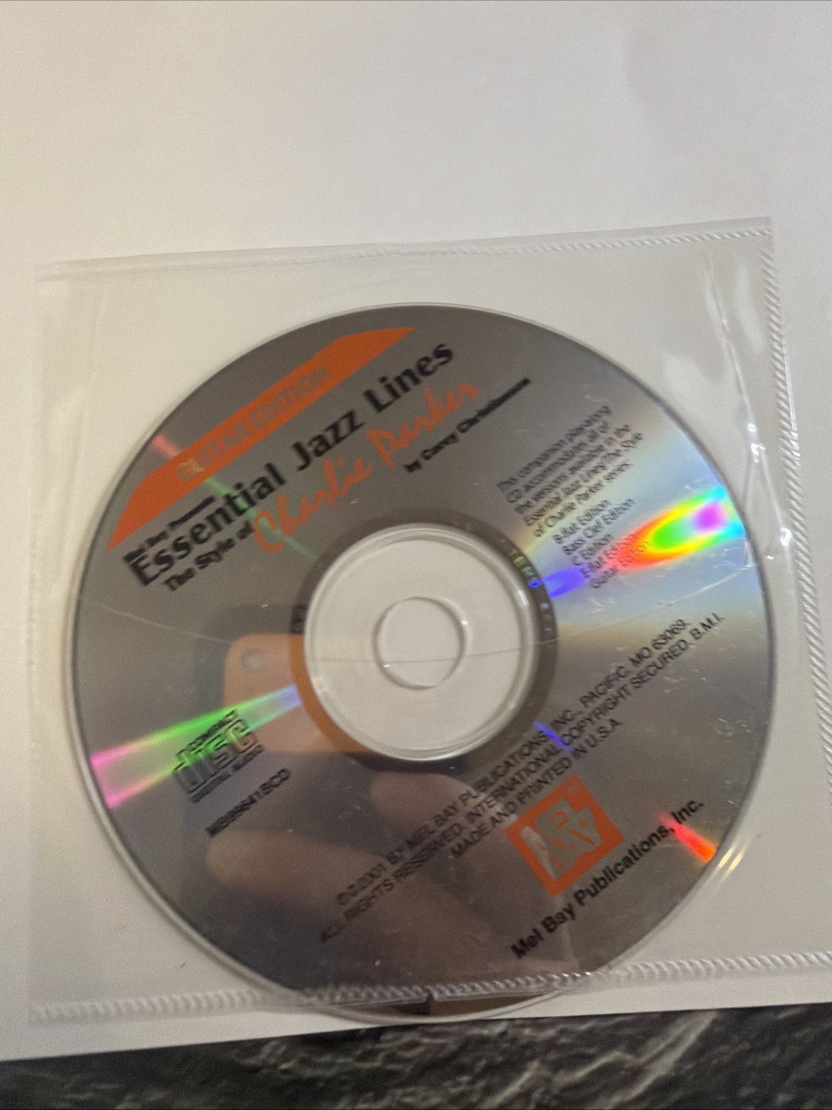 Essential Jazz Lines: In the Style of Charlie Parker – Guitar Edition W/CD Good