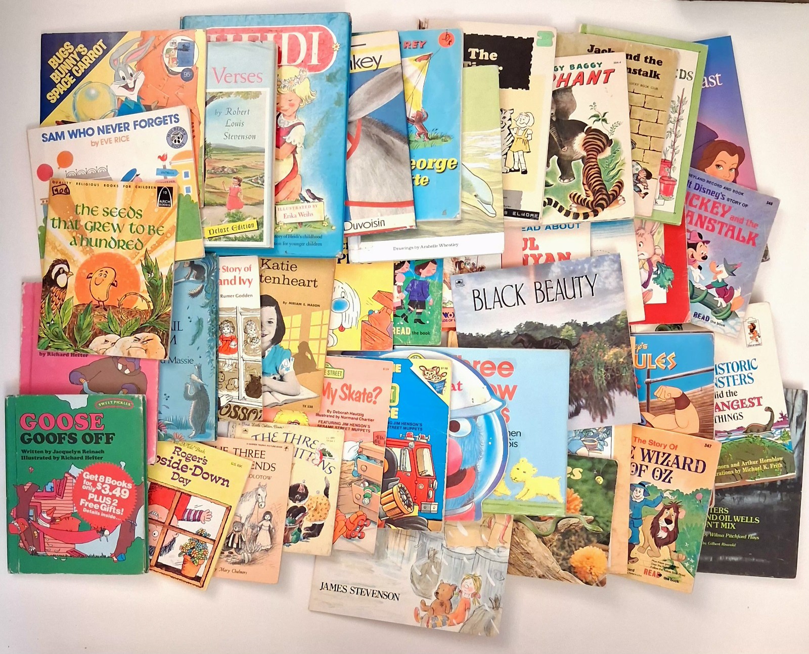 Mixed Lot Of 40 Vintage Children&rsquo;s Picture Book Collection 50s 60s 70s 80s 90s